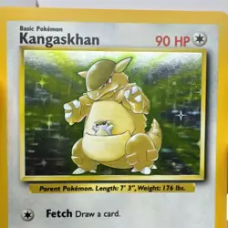 Pokemon TCG Kangaskhan Jungle 5/64 Holo Unlimited Holo Rare LP - Image 2