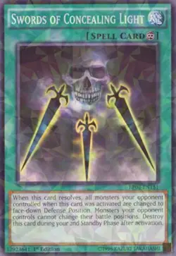 Yugioh! MP Swords of Concealing Light - BP03-EN151 - Shatterfoil - 1st Edition M - Image 1