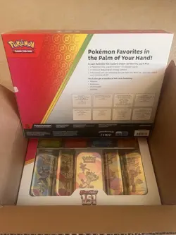 SCARLET AND VIOLET 151 Pokemon (5 Pack) Mini Tins w/4 Promo Cards - Image 2