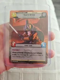 Star Wars Unlimited LotF Hyperspace Card LOF281 Darth Revan PACK FRESH - Image 4