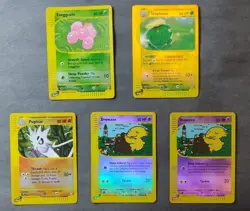 Lot Containing the 5 Pokemon Cards Pictured (Misc Aquapolis Reverse-Holos) - Image 1