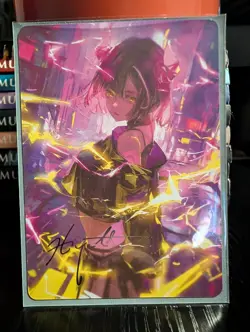 Signed Rainhoe Art Card 1st Edition Vcard Rising Stars - Image 2