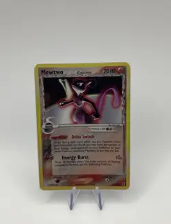 Mewtwo HOLO EX Delta Species 12/113 Pokemon TCG POKEMON CARD - Image 2
