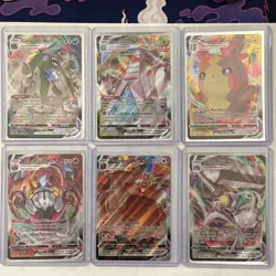 Pokemon Lot of 6 Full Art VMAX Cards M-NM Unplayed Pack Fresh - Image 1