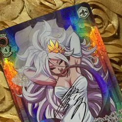 Android #21 Dragon Ball Wedding Waifu Anime Holo Girl ACG Card Love - Image 5