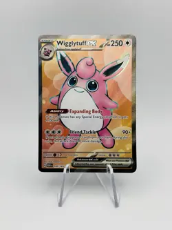 Pokemon TCG Wigglytuff EX Full Art Ultra Rare Holo Card 187/165 NM - Image 1