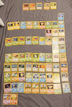 Heavily Damaged Lot - Vintage Pokemon - 60+ Cards - Image 1