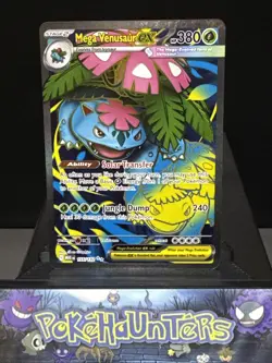 Pokemon Card Mega Venusaur Ex 155/132 Mega Evolutions Secret Rare NM - Image 1