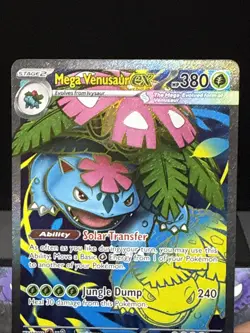 Pokemon Card Mega Venusaur Ex 155/132 Mega Evolutions Secret Rare NM - Image 2
