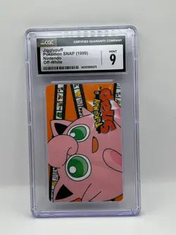 1999 Blockbuster Video Pokemon Snap Smart Card Jigglypuff CGC 9 MINT - Image 1