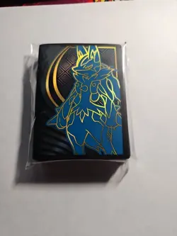 Lucario Card Sleeves From Mega Evolutions ETB 65 Count - Image 1