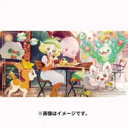 Pokemon Center Japan Bianca & Minccino & Munna Rubber Card Playmat ~ US SELLER - Image 1