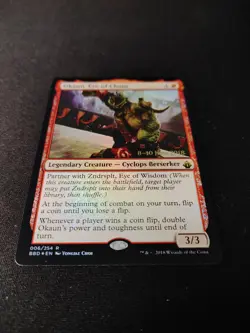 Okaun, Eye of Chaos - Pre-release FOIL - Magic MTG - Image 2