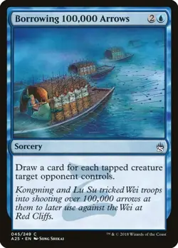 Borrowing 100,000 Arrows - FOIL - Masters 25 - Magic The Gathering - MTG - Image 1