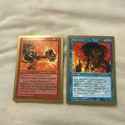 MTG Force of Will Signed by Paul McCabe -1997 World Championships + Hammer of... - Image 1