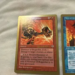 MTG Force of Will Signed by Paul McCabe -1997 World Championships + Hammer of... - Image 3