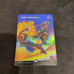 Goblin Bombardment - #23 -Foil- (Borderless) Marvel Universe Eternal-Legal - Mtg - Image 1