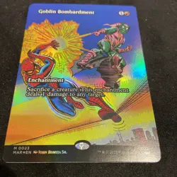 Goblin Bombardment - #23 -Foil- (Borderless) Marvel Universe Eternal-Legal - Mtg - Image 2