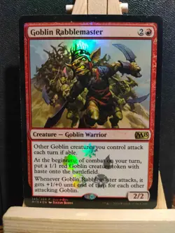 Goblin Rabblemaster FOIL - Buy-A-Box Promo Magic 2015 (M15) - NM (see pics) MTG - Image 1