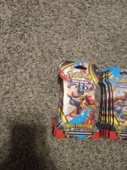Pokemon TCG Mega Evolutions Full Art Set 4 Sleeved Booster packs Sealed - Image 3