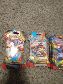 Pokemon TCG Mega Evolutions Full Art Set 4 Sleeved Booster packs Sealed - Image 4