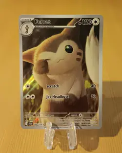 Furret 168/159 Sv09: Journey Together Holo POKEMON TCG NM PACK FRESH - Image 1