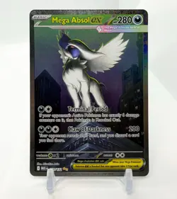 Pokemon TCG Mega Evolution Mega Absol EX Special Illustration Rare 180/132 - Image 1