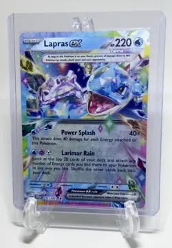 Lapras ex Stellar Crown Pokemon 032/142 Ungraded NM - Image 1