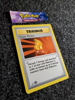 Pokemon Super Potion Shadowless 1st Edition Trainer 90/102 NM - Image 3