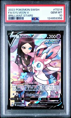 Pokemon TCG Sylveon V TG14/TG30 Brilliant Stars Trainer Gallery PSA 10 - Image 1