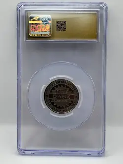 Pokemon Mankey 1998 Japanese Meiji Battle Coin SP40 Scratch CGC 10 PRISTINE - Image 2