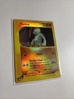Pokemon TCG Machop Reverse Holo E-series Expedition 117/165 - Image 3