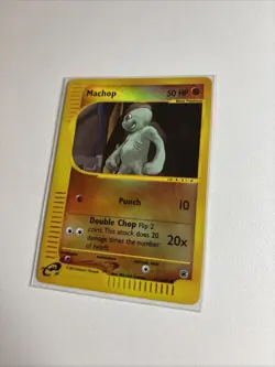 Pokemon TCG Machop Reverse Holo E-series Expedition 117/165 - Image 4