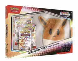 Pokemon TCG Prismatic Evolutions Eevee Accessory Pouch Special Collection Sealed - Image 1