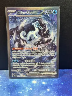 Pokemon Paldea Evolved - CHIEN-PAO EX SPECIAL ILLUSTRATION RARE - 261/193 - NM - Image 1
