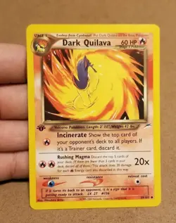 POKEMON TCG 1ST EDITION DARK QUILAVA 39/105 ◇ UNCOMMON NEO DESTINY VINTAGE NM - Image 1