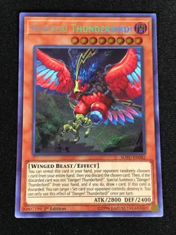 Yugioh Danger! Thunderbird! SOFU-EN082 1ST SECRET (NM) - Image 1