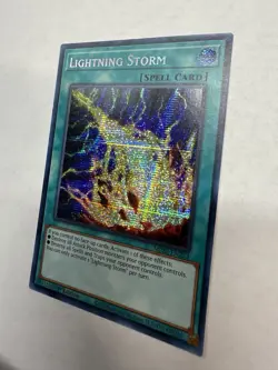 Yugioh TCG Lightning Storm MP22-EN253 Secret Rare 2022 Tin of the Pharaoh's Gods - Image 2