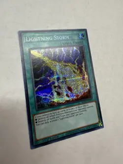 Yugioh TCG Lightning Storm MP22-EN253 Secret Rare 2022 Tin of the Pharaoh's Gods - Image 5