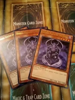 x3 Barrier Statue of the Abyss - MAGO-EN111 - Rare - 1st Edition Yu-Gi-Oh! - Image 1