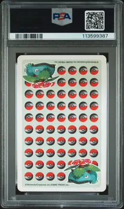 1998 POKEMON STADIUM GREEN VERSION PLAYING CARDS JACK OF CLUBS ABRA PSA 10 - Image 2