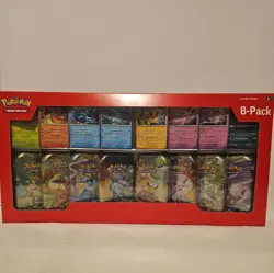 1x Pokemon TCG Prismatic Evolutions Costco 8 Mini-Tin Bundle w/ Promo Cards NEW - Image 1