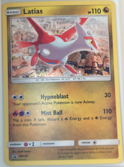 Pokemon Latias SM135 Black Star Promo Trading Card Game - Image 1