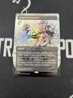 Foil Secret Lair Black White Surgical Extraction x1 Magic Cards MTG Spider-Man - Image 1