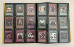 Yugioh Vintage 71 Foil/700 Card Binder Lot Dark Magician Blue-Eyes Red-Eyes 2002 - Image 5