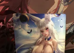 Lenticular Waifu Card Sexy Goddess Story 3 Image CCG Double Sided Anime - Image 3