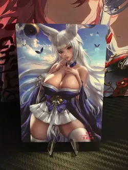 Lenticular Waifu Card Sexy Goddess Story 3 Image CCG Double Sided Anime - Image 4