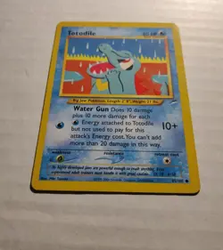 TOTODILE 85/105 Pokemon Card- Neo Destiny Unlimited LP Lightly Played - Image 3