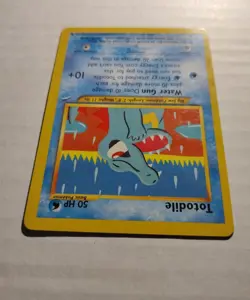 TOTODILE 85/105 Pokemon Card- Neo Destiny Unlimited LP Lightly Played - Image 4