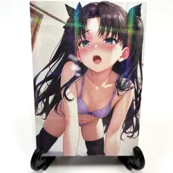 Fate/stay night Rin Tohsaka Sexy Anime Waifu Girl Lewd Goddess Story Art Card - Image 2